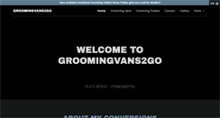 Desktop Screenshot of groomingvans2go.com